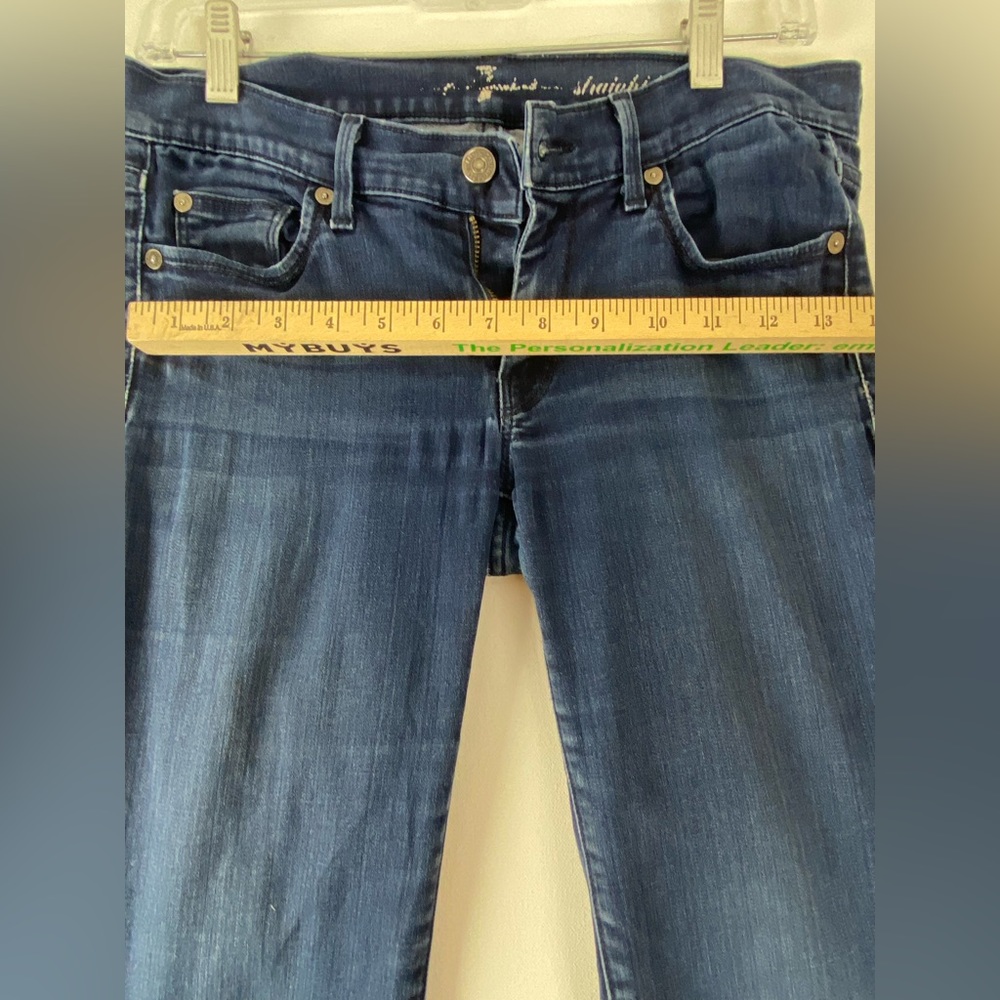 7 for all mankind straight-leg jeans Sz26x32 (sku 113) - Picture 5 of 15